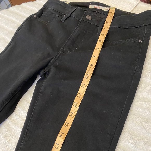 Levi's slim fit jeans, black, size 27 - Picture 5 of 11